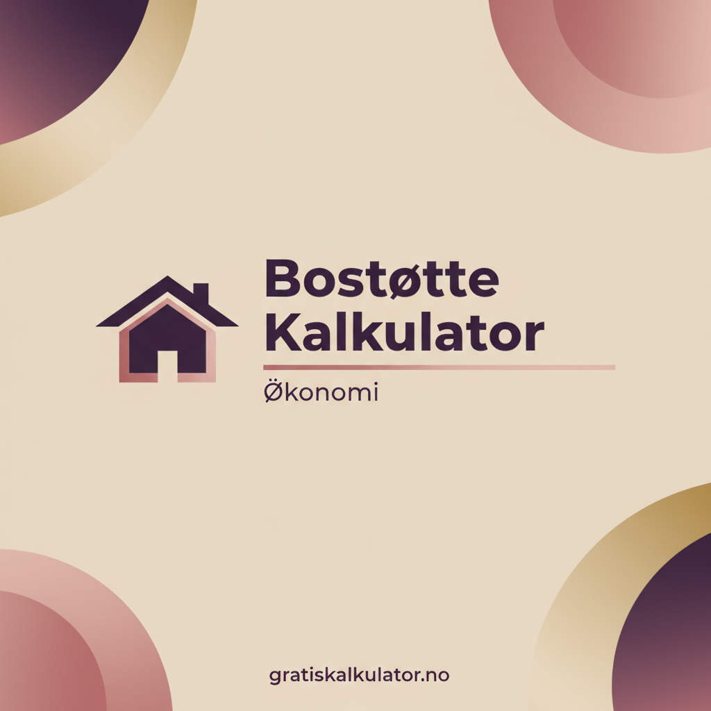 Bostøtte Kalkulator 2026 – Beregn Ditt Beløp